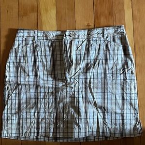 Plaid skort, really cute!